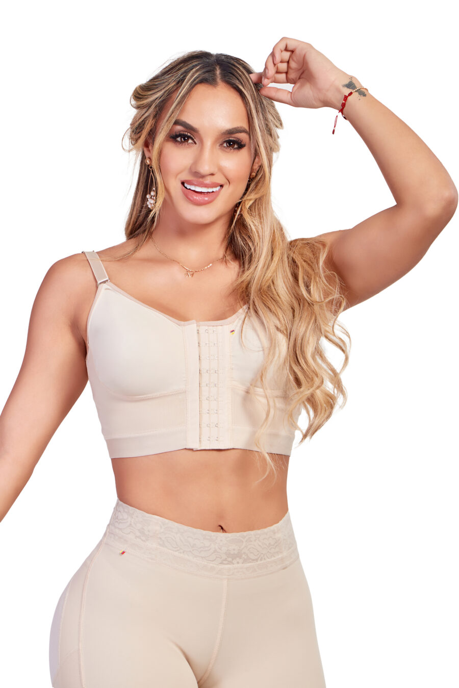 Fajas colombianas, brasier de control, cierre frontal ref 1027